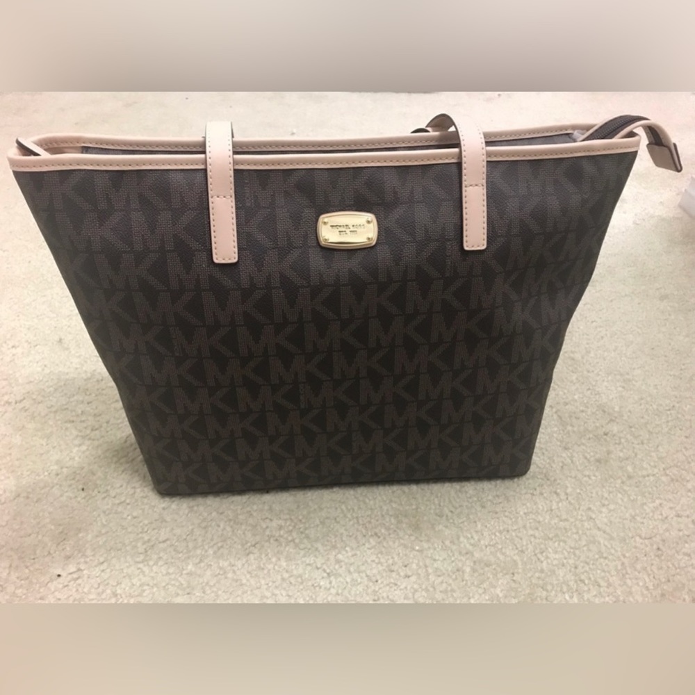 michael kors brown tote bag